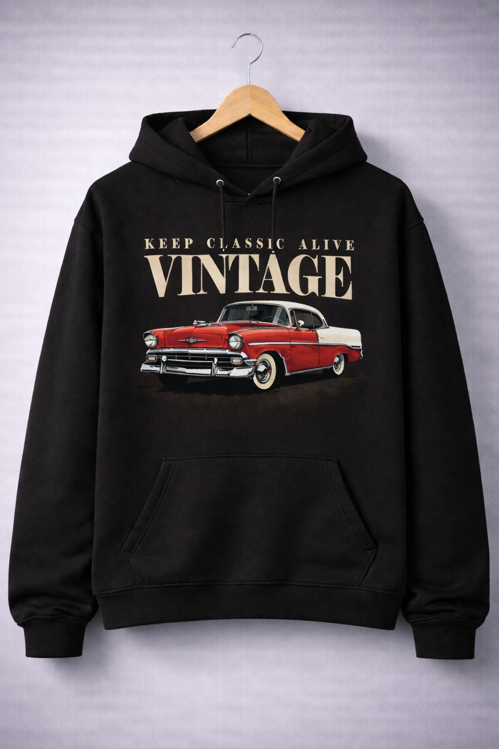 Keep Classic Alive – Vintage Car Hoodie