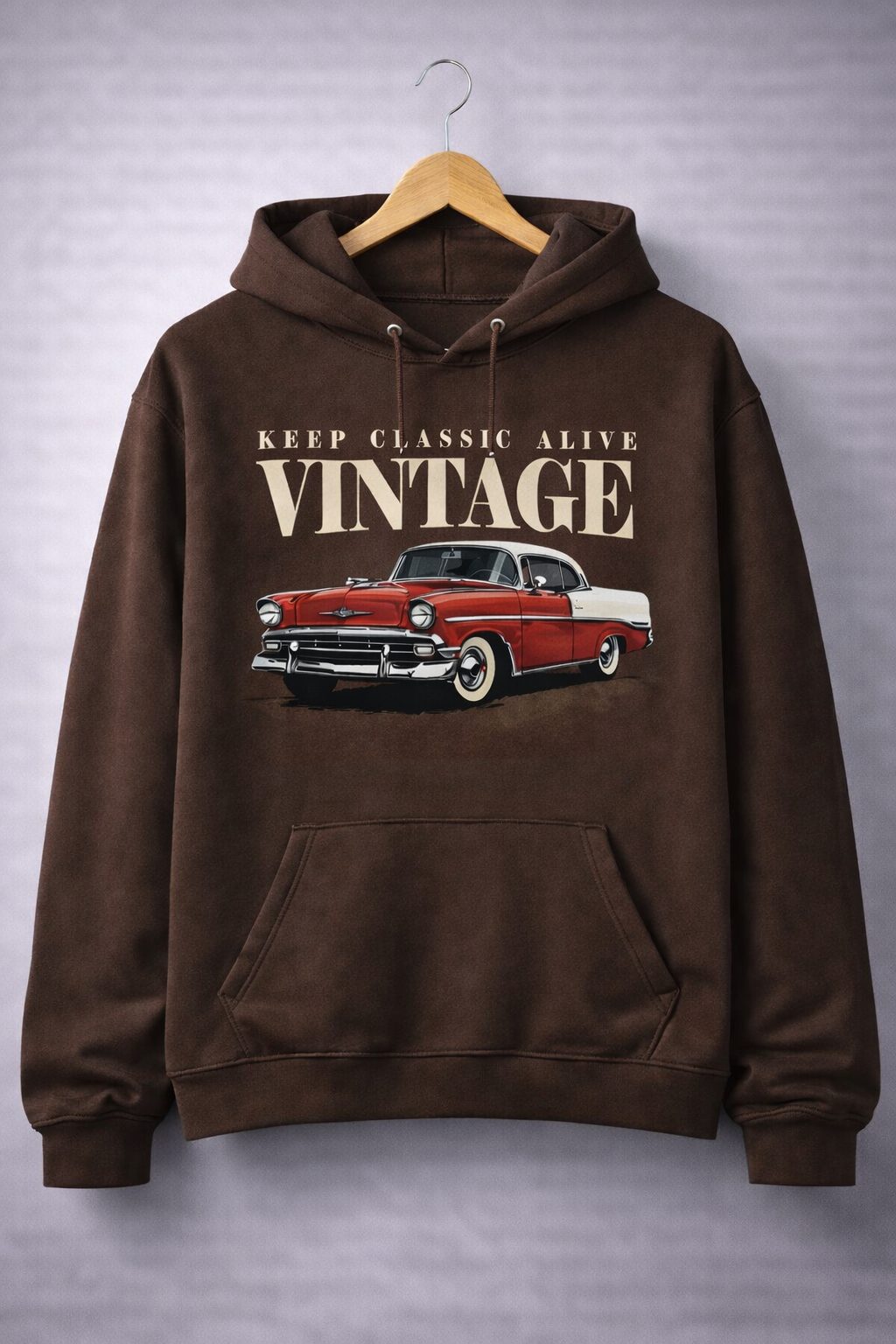 Keep Classic Alive – Vintage Car Hoodie