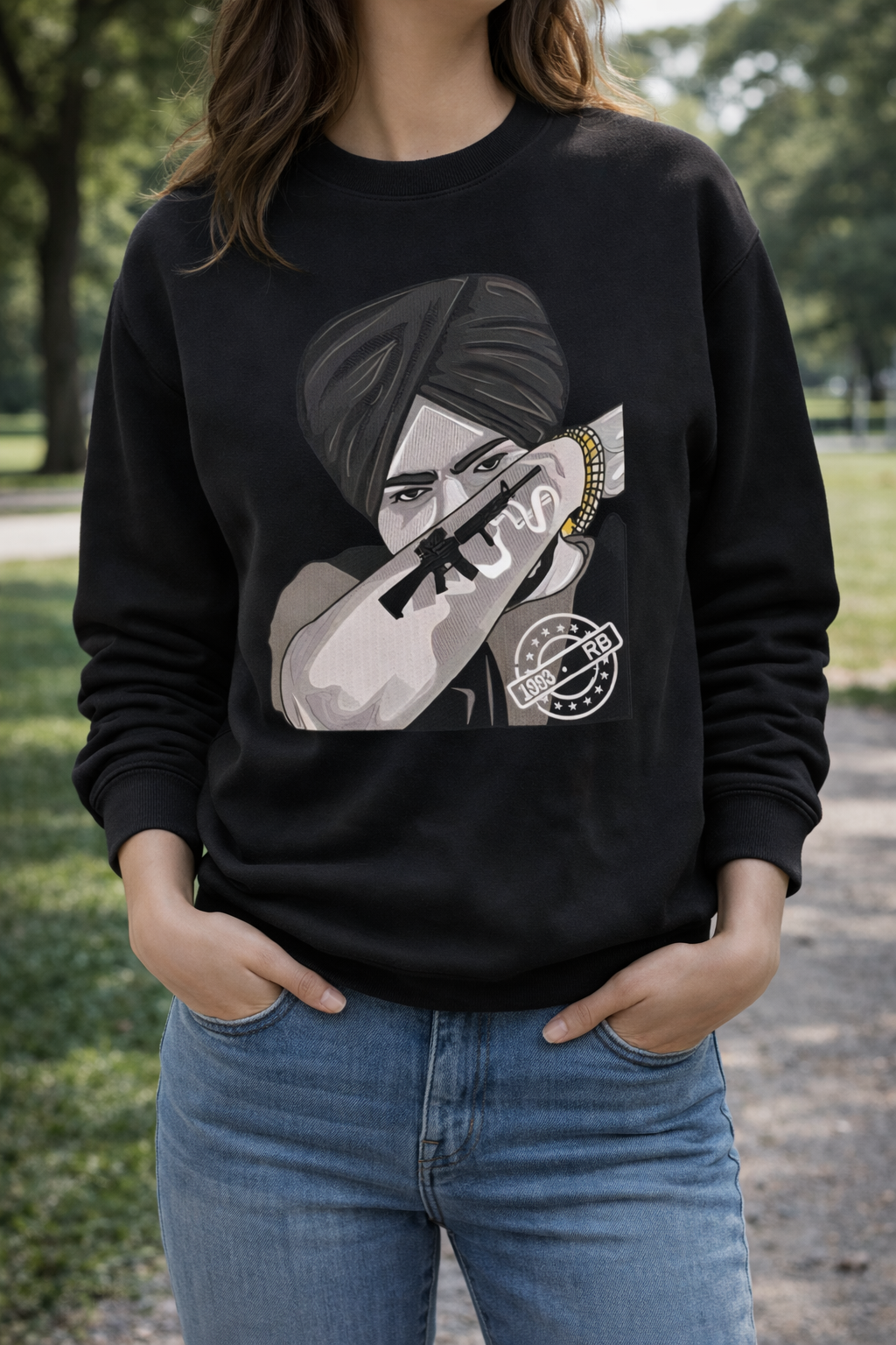 Sidhu Moosewala Graphic Sweatshirt