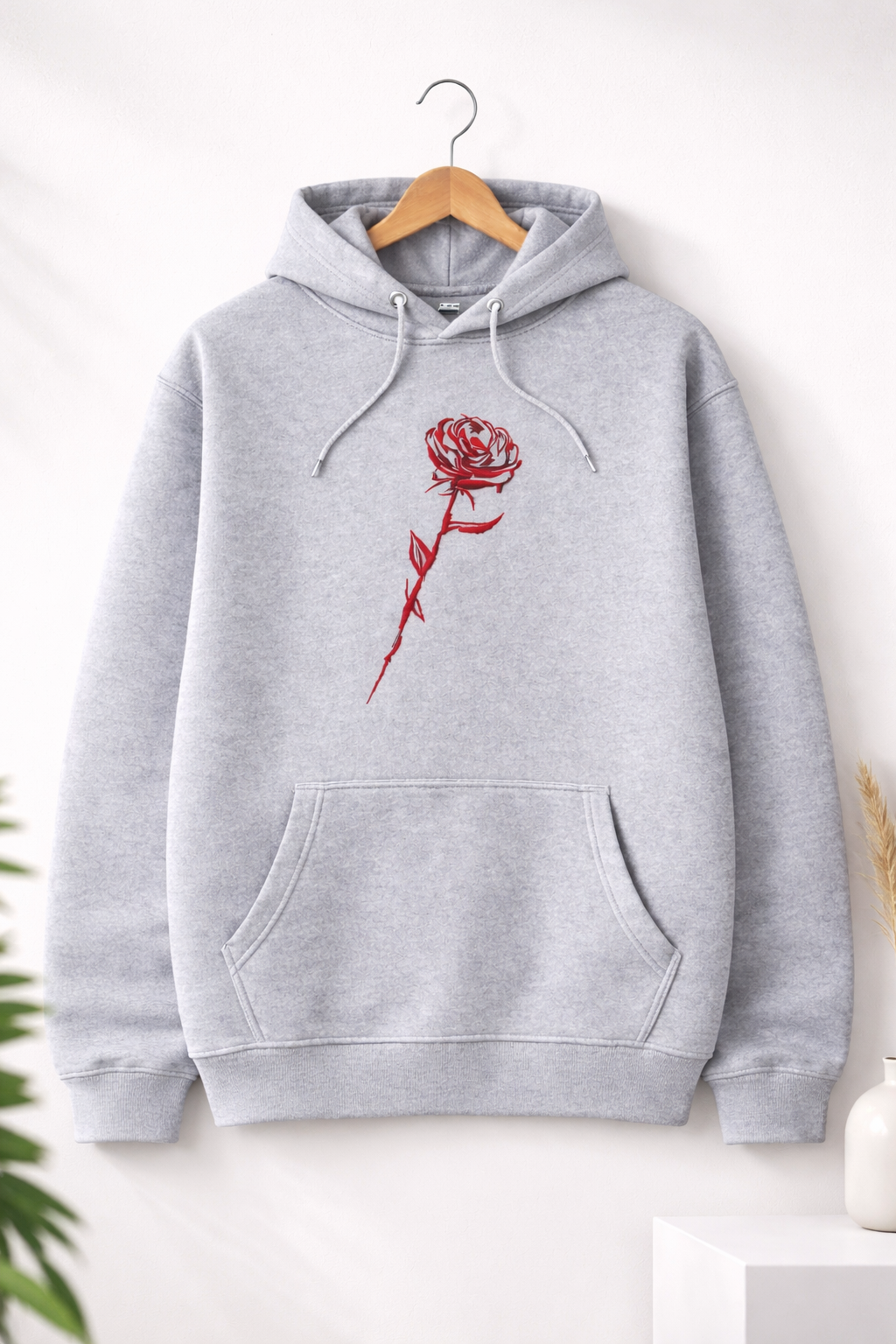 Rose Minimal Hoodie