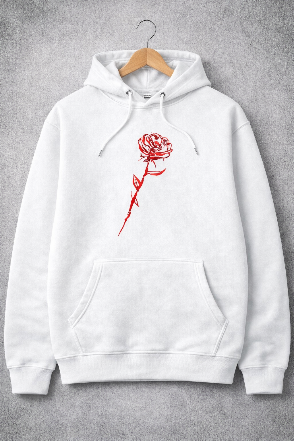 Rose Minimal Hoodie