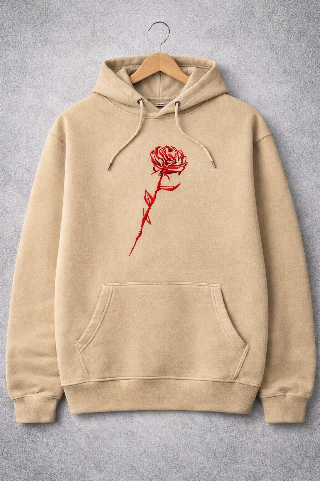Rose Minimal Hoodie