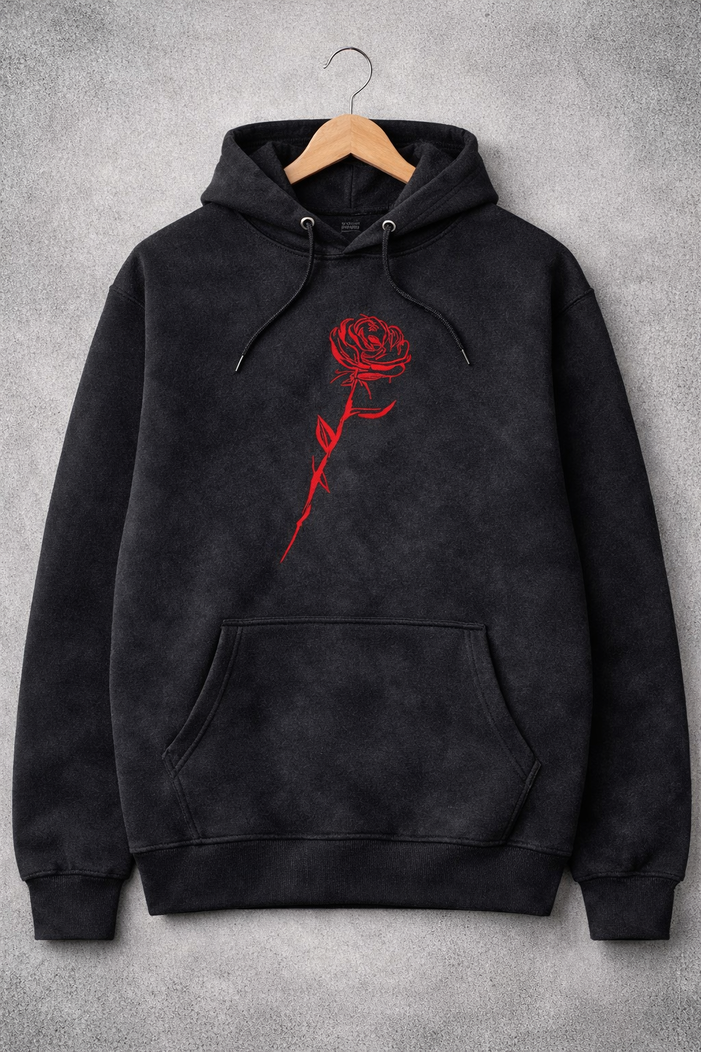 Rose Minimal Hoodie